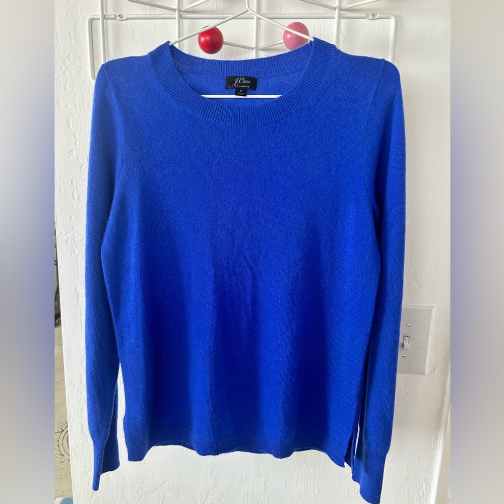 J. Crew Cashmere Crewneck in Blue| Size: Small